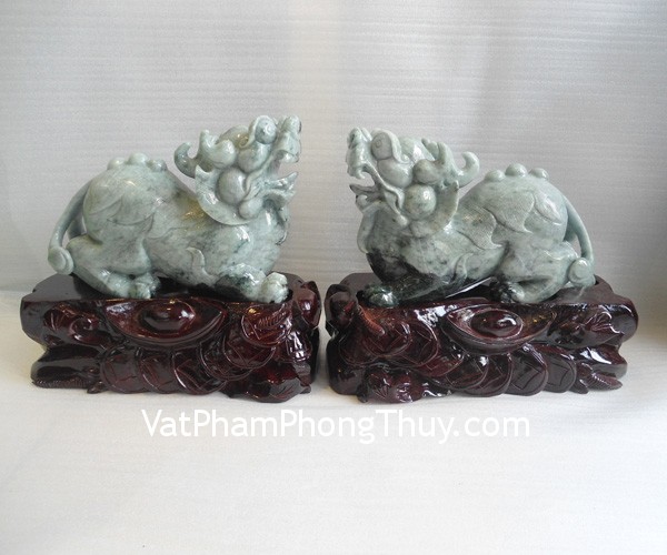 THT48 01 Tỳ hưu ngọc phỉ thúy (Myanmar) phong thủy THT48