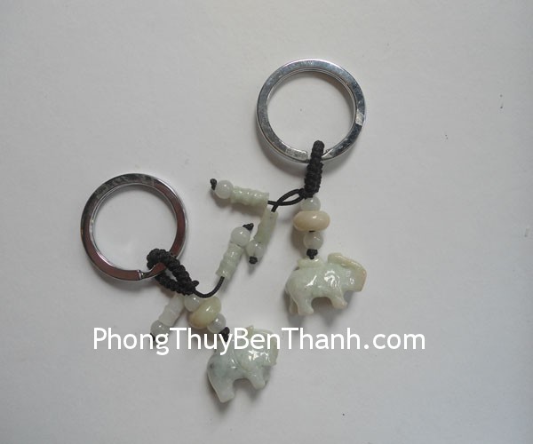 Móc khóa xe hình con voi đá Miến Điện phong thủy S103 moc khoa voi s103 01 Móc khóa xe hình con voi đá Miến Điện phong thủy S103